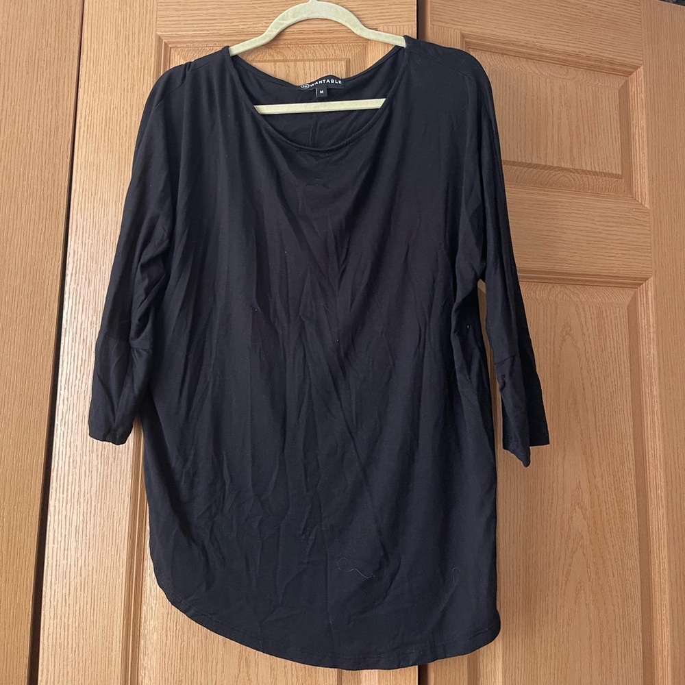 Black 3/4 sleeve
